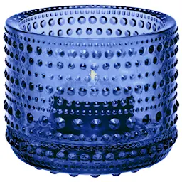 Iittala Kastehelmi Kynttilälyhty 6,4 cm Ultramariinin sininen