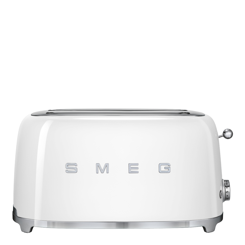 Läs mer om Smeg - Smeg 50s Style Brödrost 4 skivor Vit