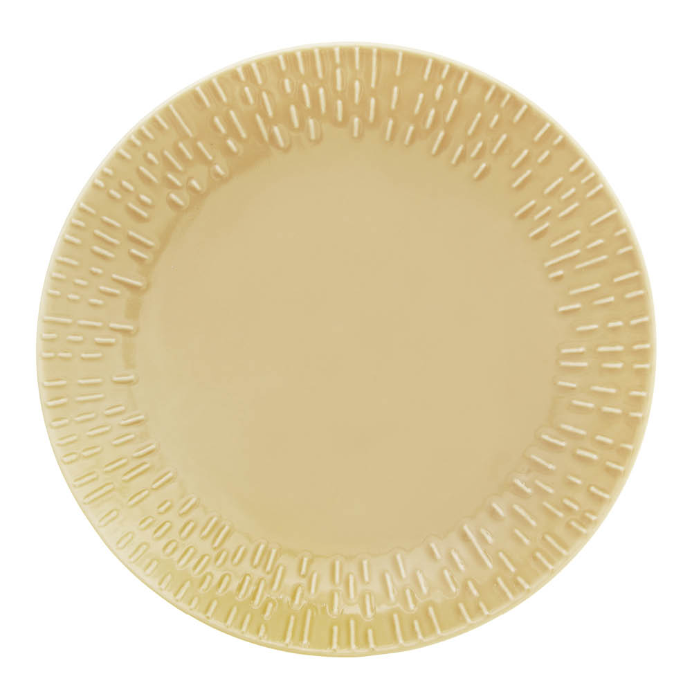 Aida - Confetti desserttallerken 21 cm mustard