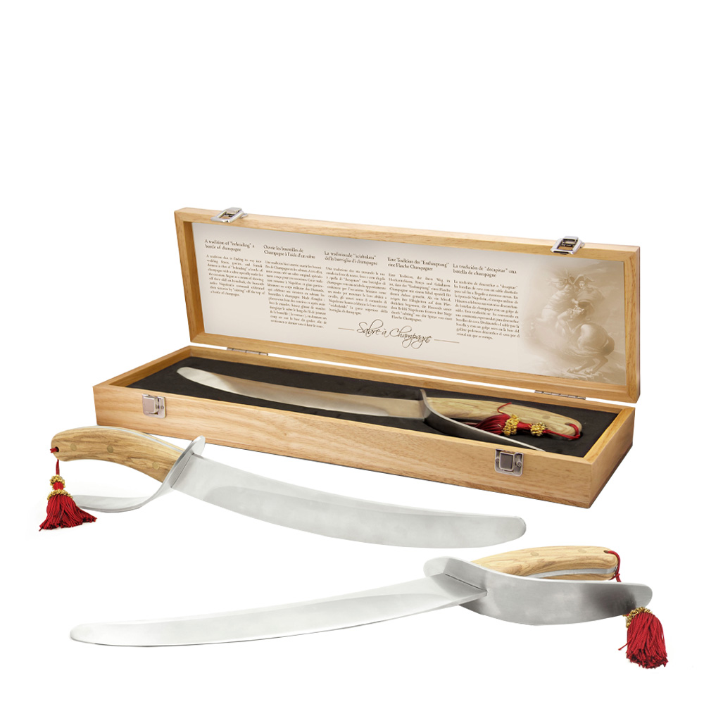 Pulltex - PWC Champagnesabel Hussard Handtag i Olivträ