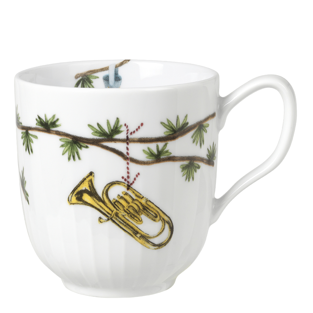 Kähler - Hammershøi Christmas 2022 Mugg 33 cl Vit med dekor