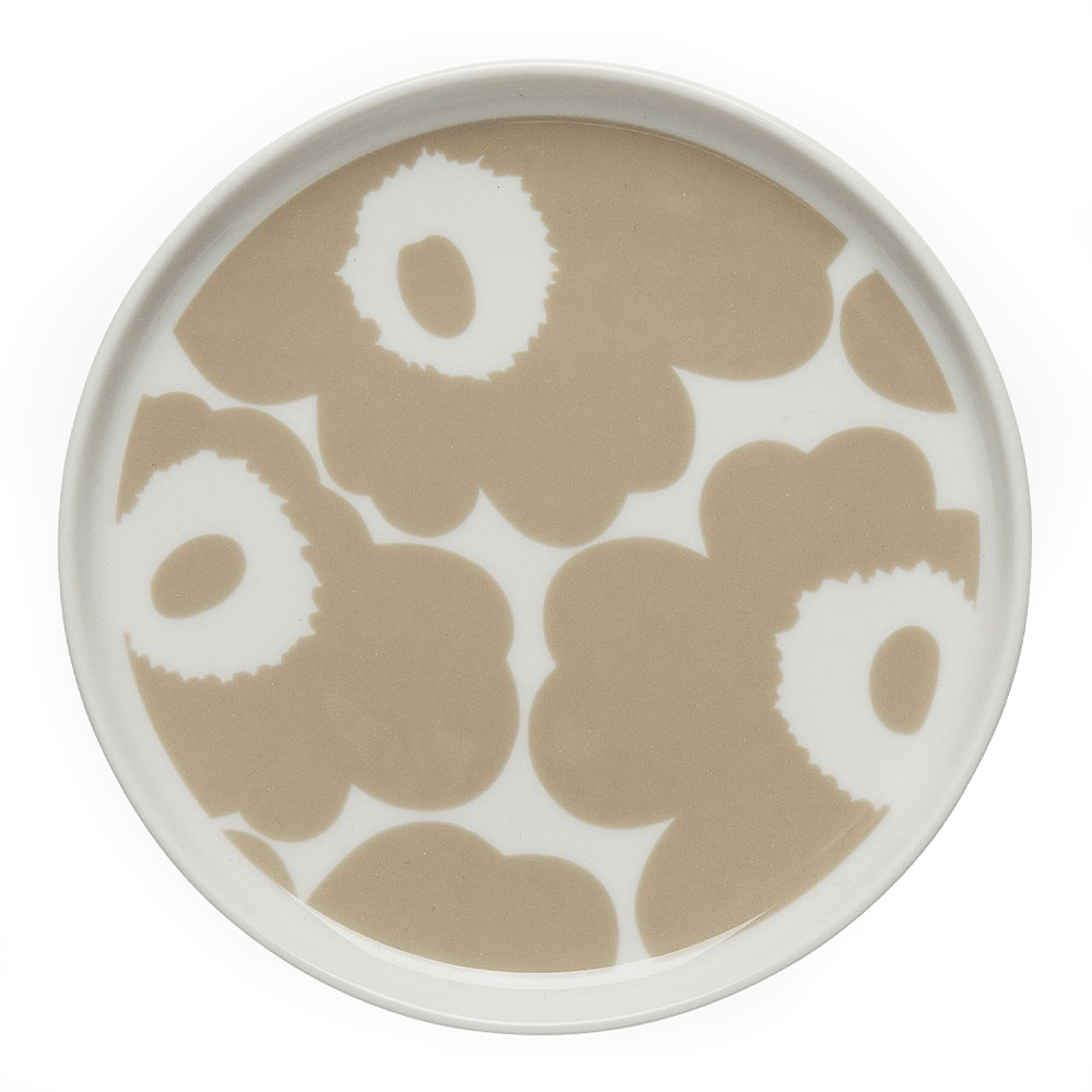 Marimekko Unikko Lautanen 13,5 cm Beige/Valkoinen