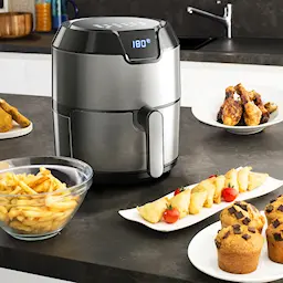 OBH Nordica Easy Fry Airfryer Deluxe Frityrkoker Rustfri  hover