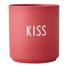 Design Letters Favourite Kuppi 8 cm Kiss Roosa