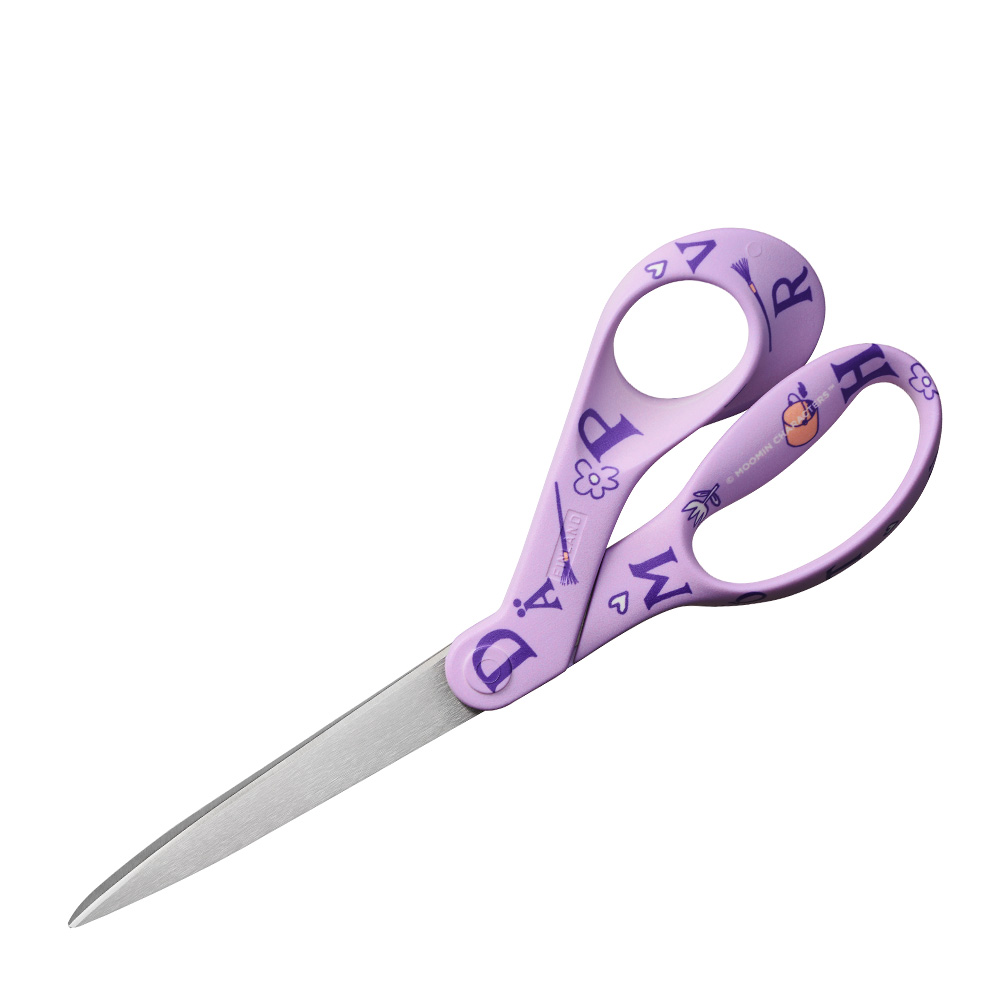 Fiskars - Mumin Universalsax 21 cm ABC Lila