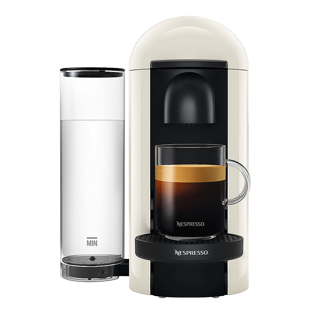 Läs mer om Nespresso - Nespresso VertuoPlus Round Top Kaffemaskin Vit