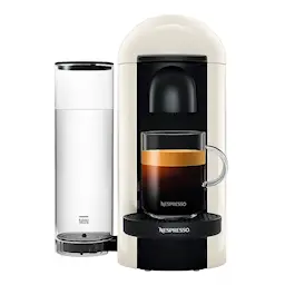 Nespresso VertuoPlus Round Top kaffemaskin hvit