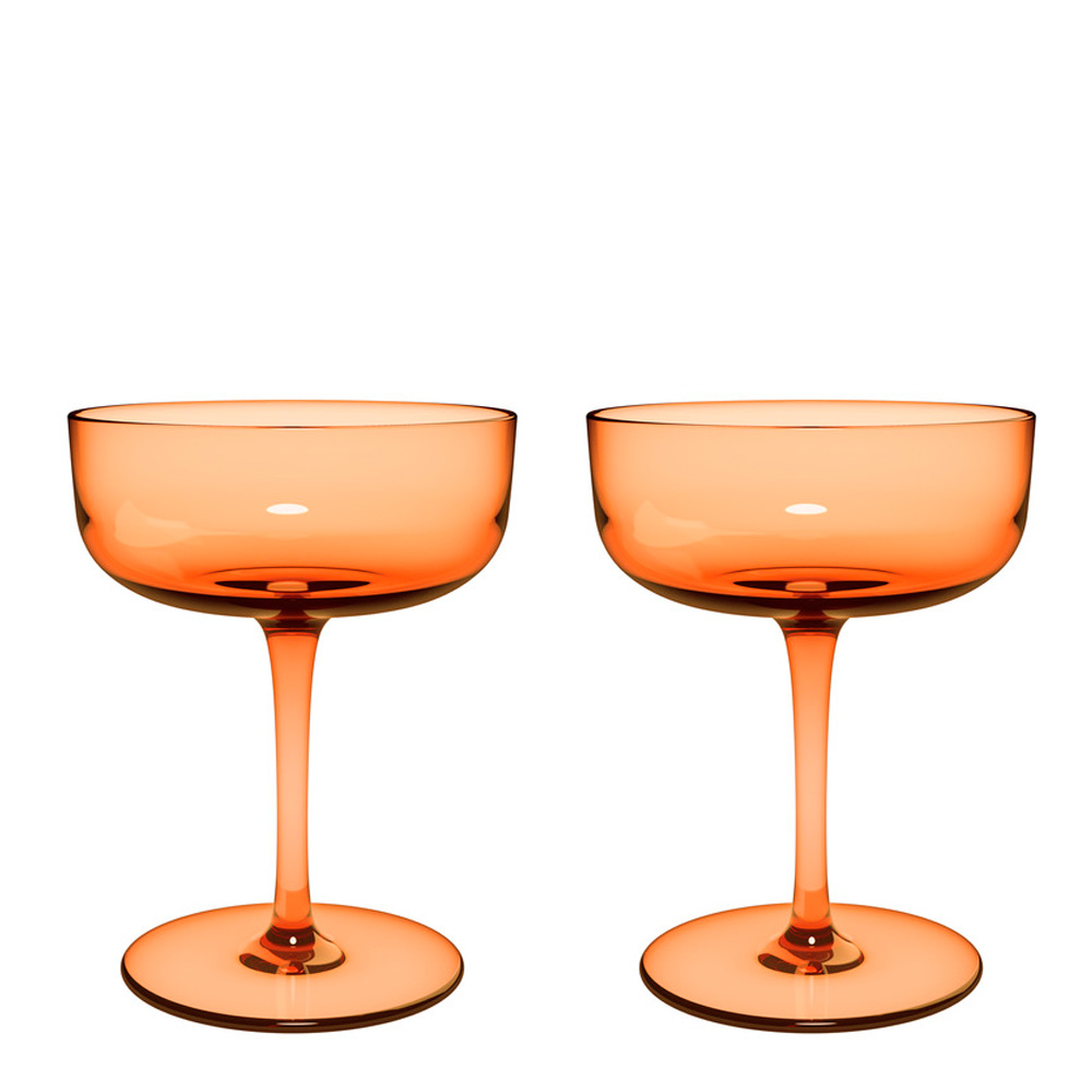 Villeroy & Boch - Champagneglas coupe 10 cl 2-pack Apricot