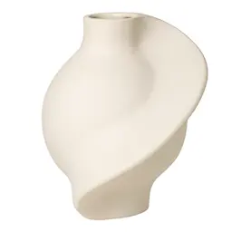Louise Roe Copenhagen Pirout Vase 01 22 cm Raw Hvit 