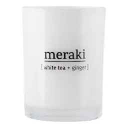 Meraki Doftljus 10,5 cm White Tea & Ginger