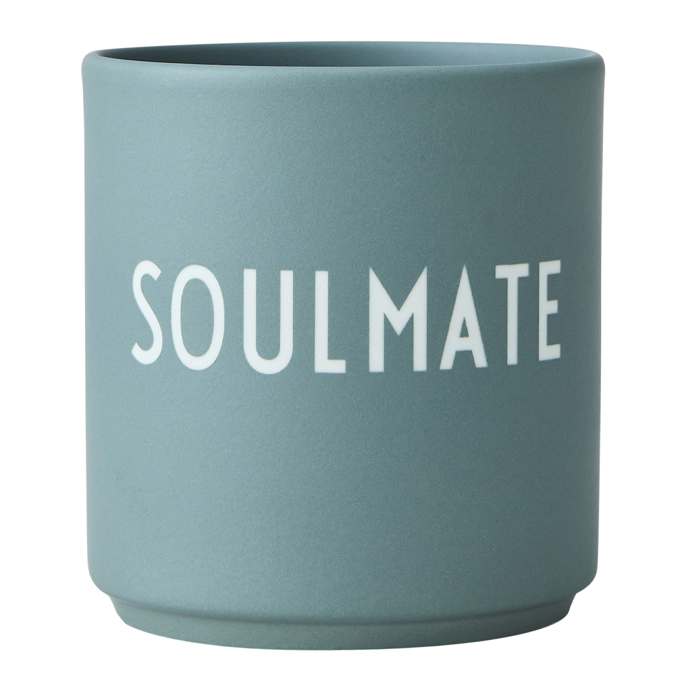 Design Letters – Favourite Cup Soulmates Ljusgrön