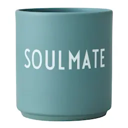 Design Letters Favourite Cup Soulmates Ljusgrön