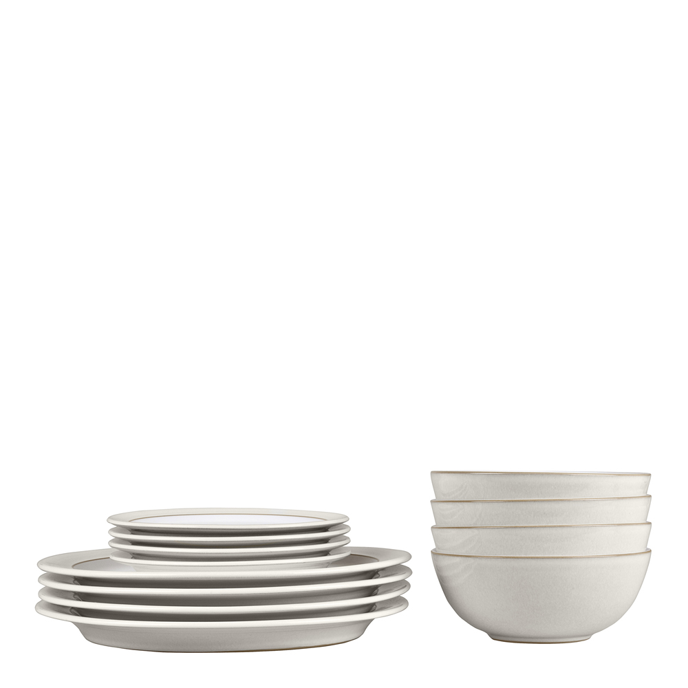 Denby – Natural Canvas Startset 12 delar Vit