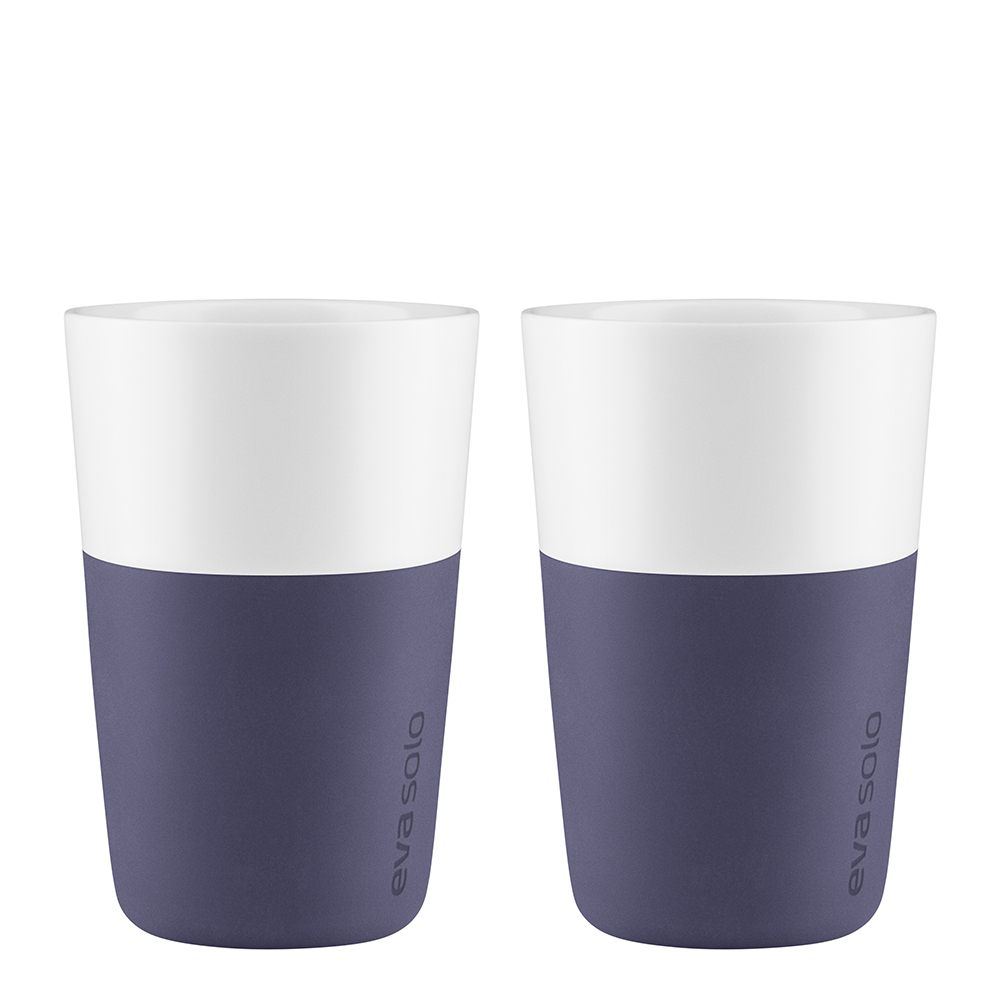 Eva Solo - Caffe Lattemugg 36 cl 2-pack Violet Blue