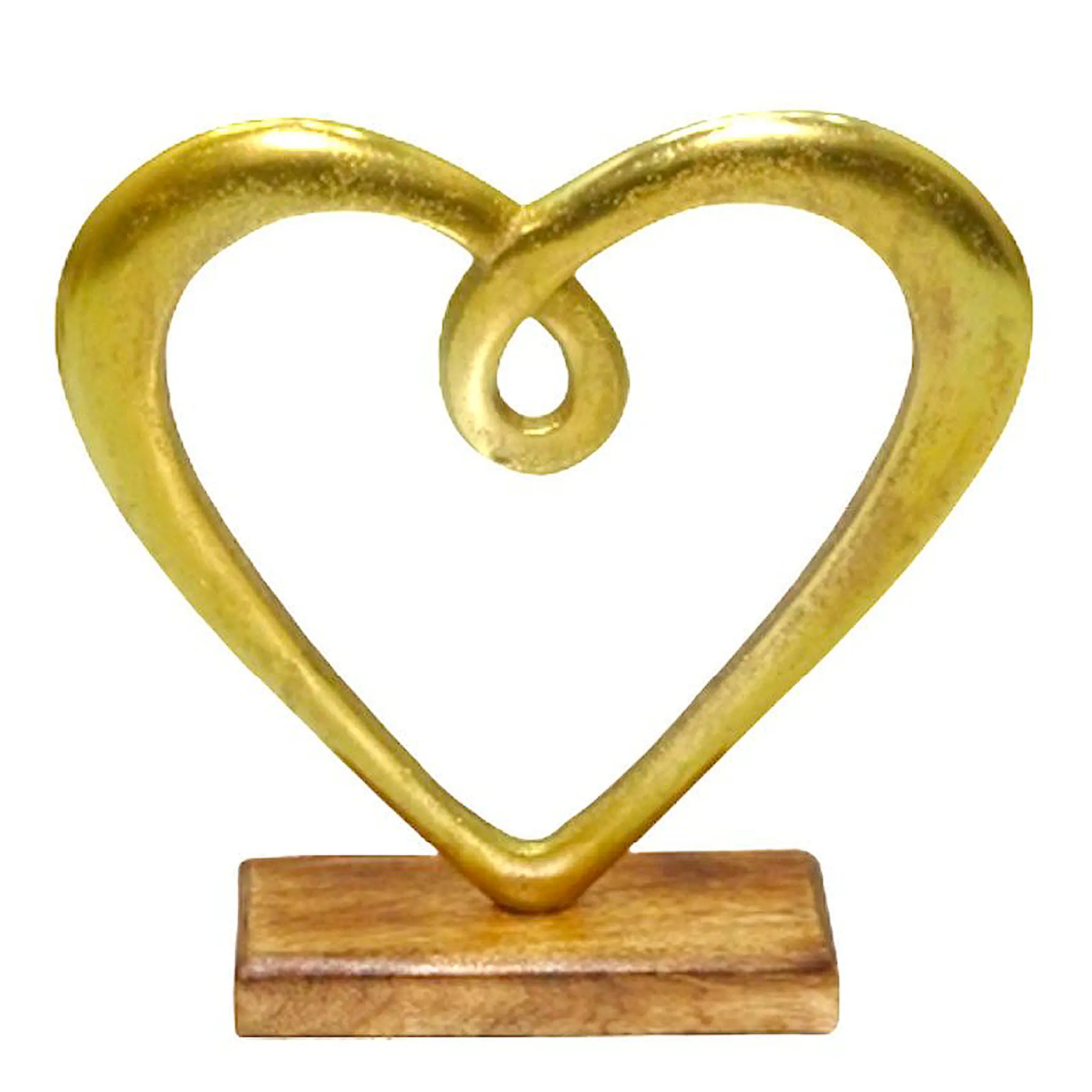 Dorre Hedy Skulptur Hjärta 23 cm Guld