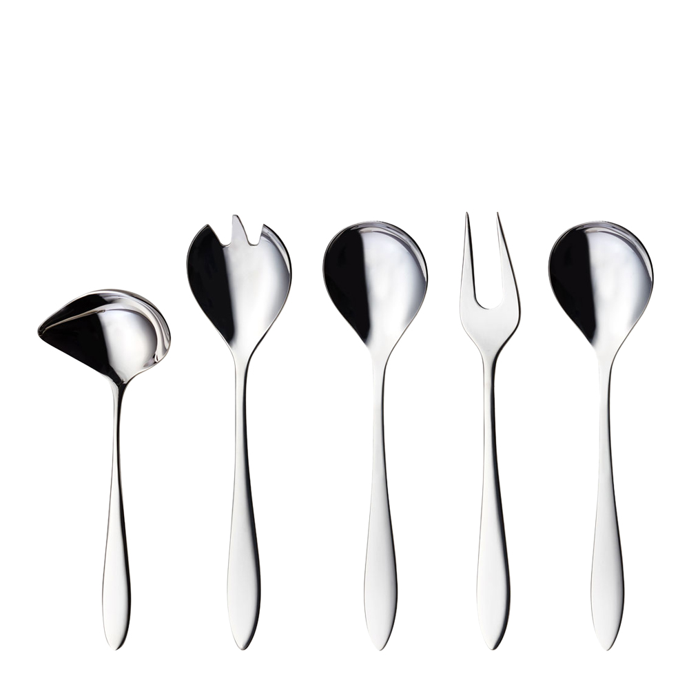 Hardanger Bestikk - Fjord serveringssett 5 deler