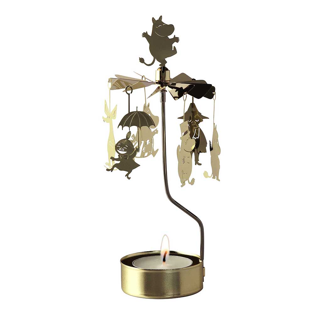 Mumin Änglaspel 6,5 cm Guld