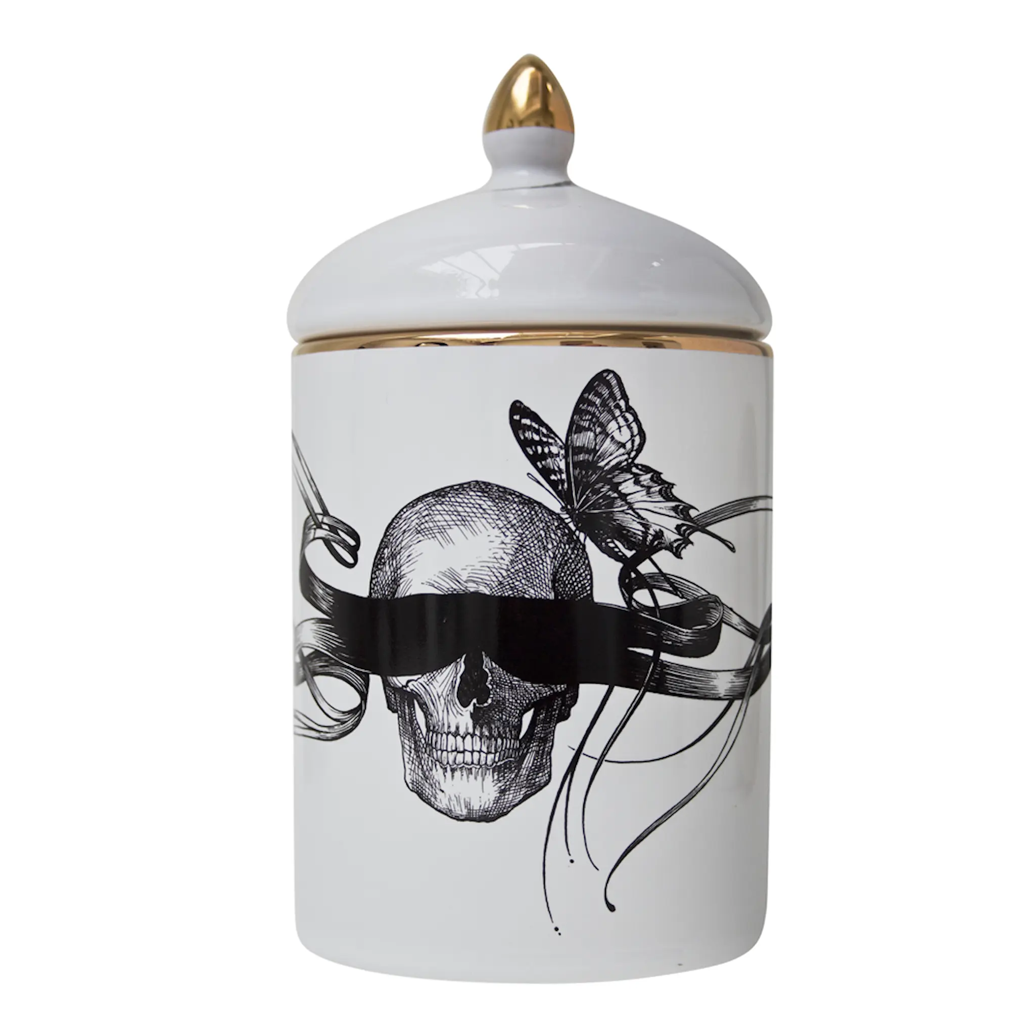 Rory Dobner Popit Pot Burk med Lock 16,5 cm Masked Skull 