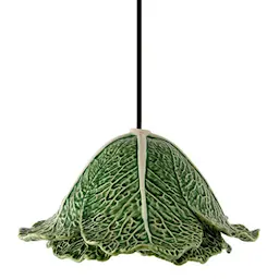 Bordallo Pinheiro Cabbage Lampe Kålblad 35,5 cm Grønn  hover