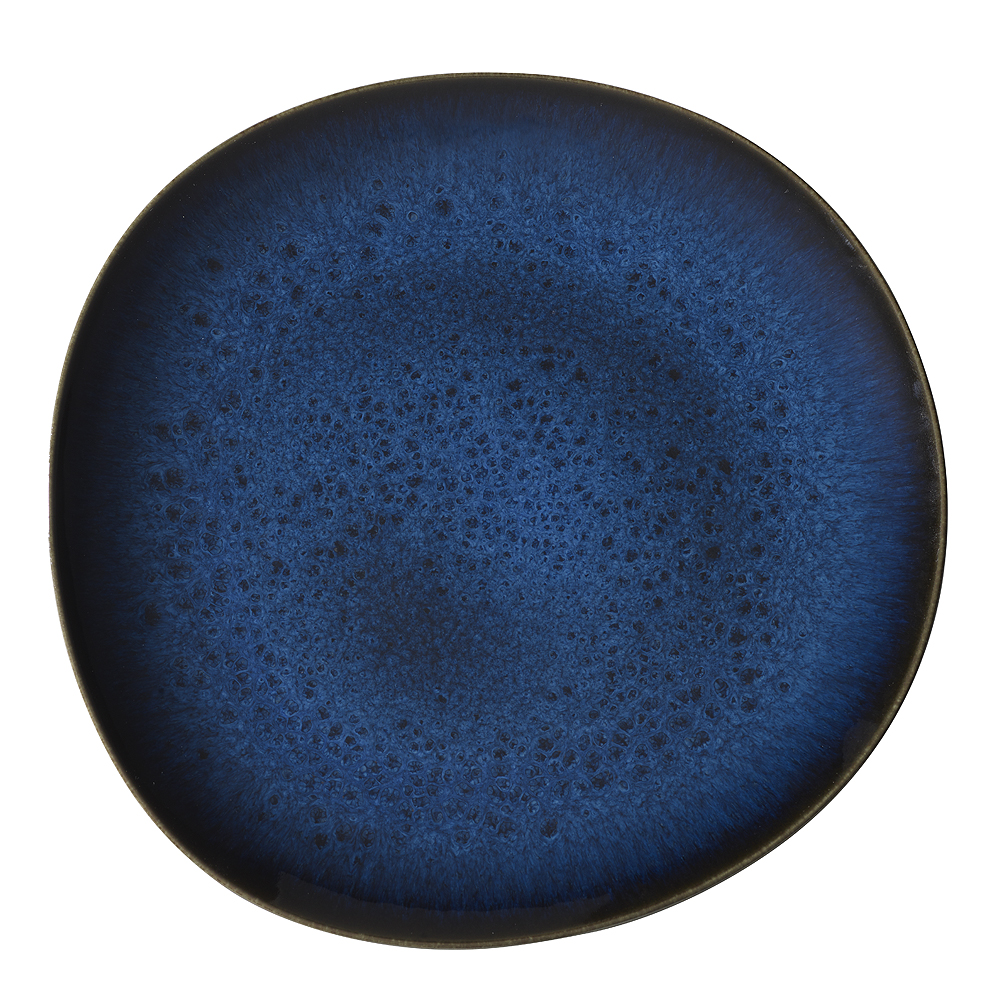 Läs mer om Villeroy & Boch - Lave Bleu Tallrik flat 28 cm
