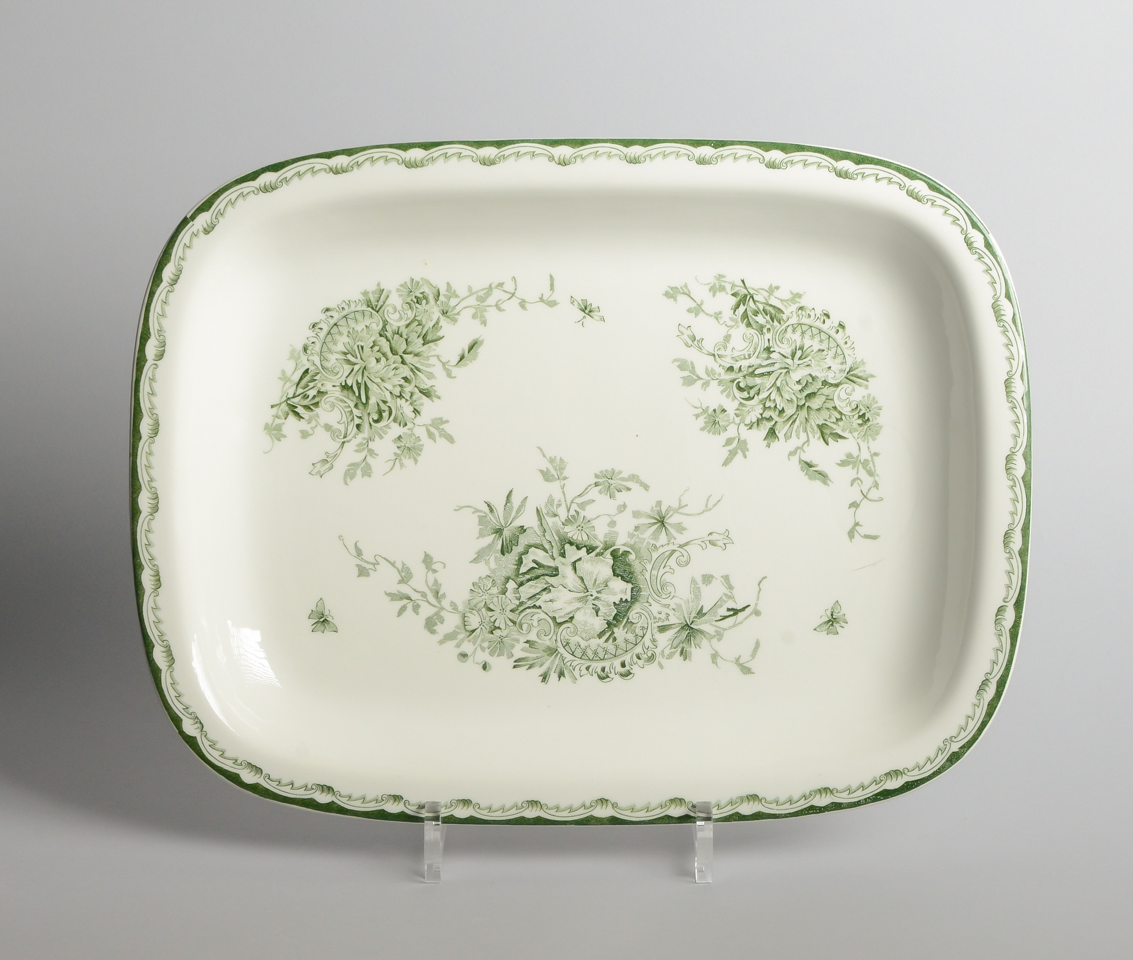 Rörstrand – SÅLD ”Gröna Anna” Uppläggningsfat 34,5 x 26 cm
