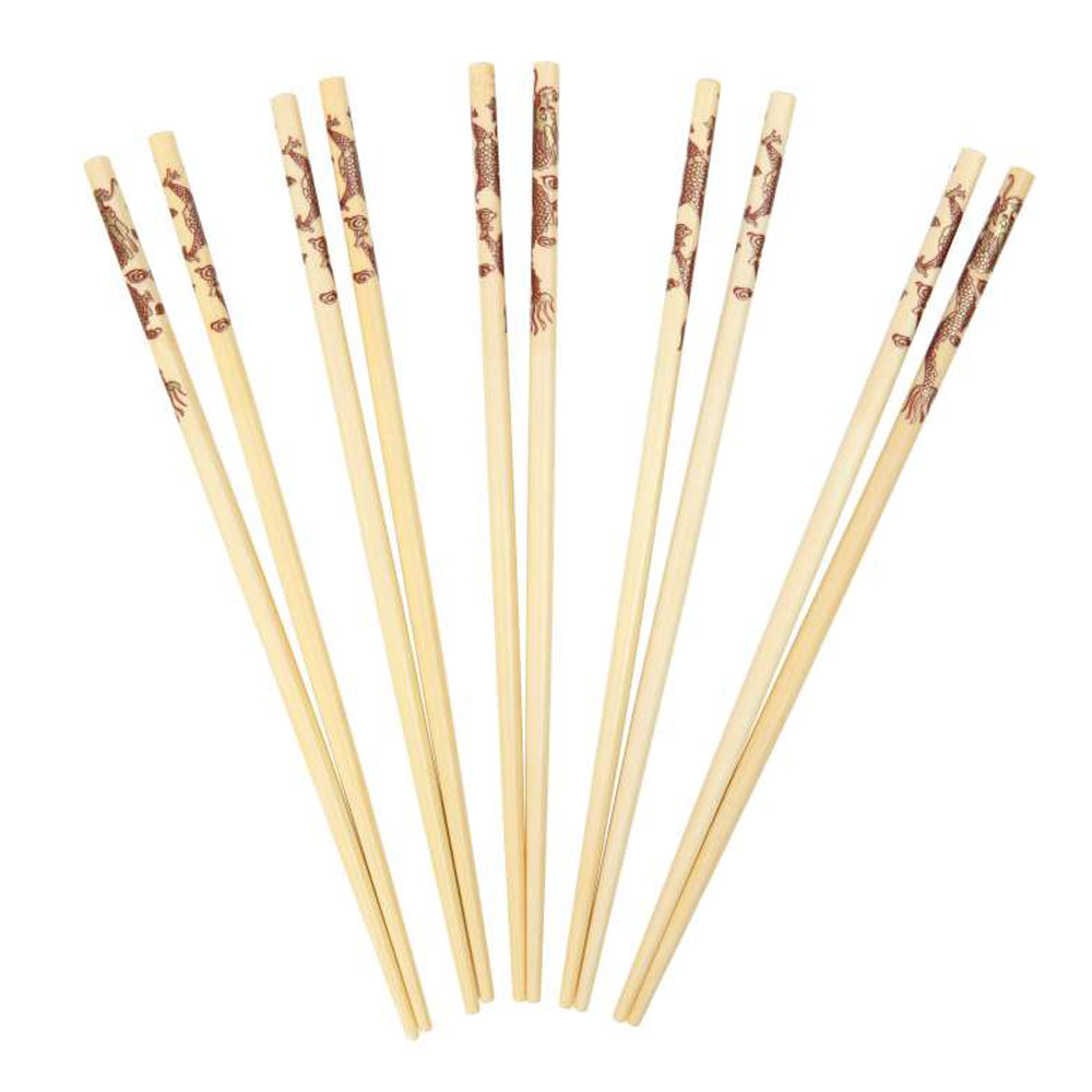 Läs mer om Dexam - School Of Wok Chopsticks 10-pack Bambu