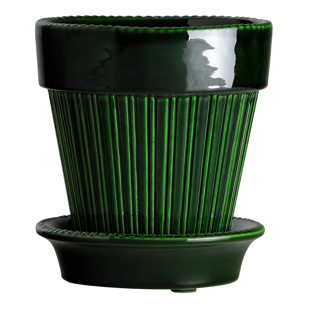 Bergs Potter - Simona krukke/fat 18 cm grønn emerald