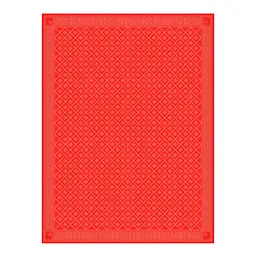 Ekelund Åttebladrose Duk 150x310 cm  Rød 