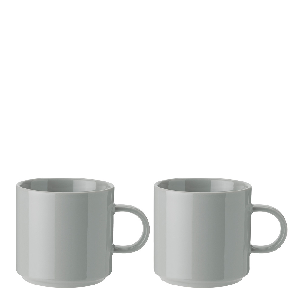 Stelton - Classic Mugg 20 cl 2-pack Light grey
