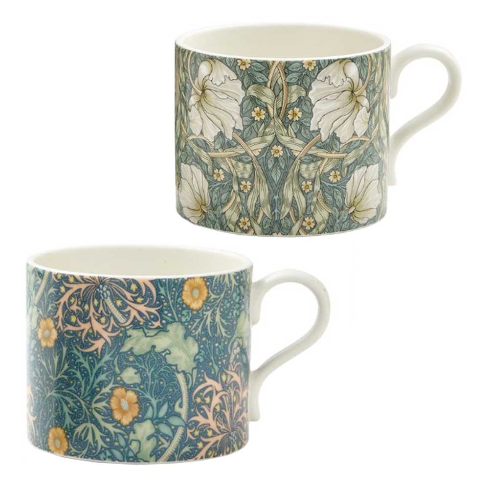 Läs mer om Morris & Co - Pure Morris Mugg 2-pack Seaweed & Pimpernel