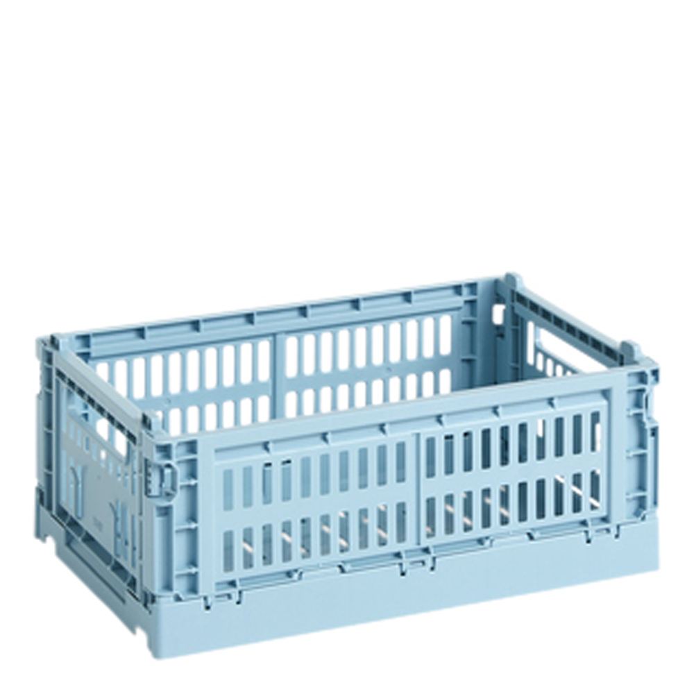 Läs mer om Hay - Colour Crate Förvaringslåda S Light Blue