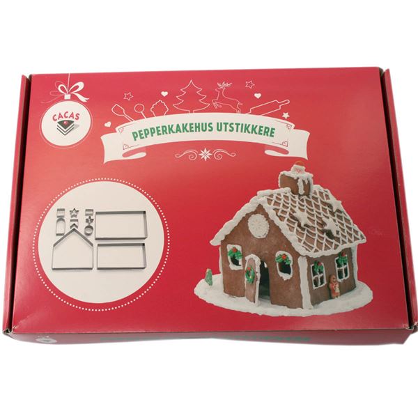 Cacas – Utstickare Pepparkakshus Set