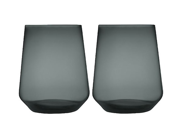 Essence Glas 35 cl 2-pack Mörkgrå 