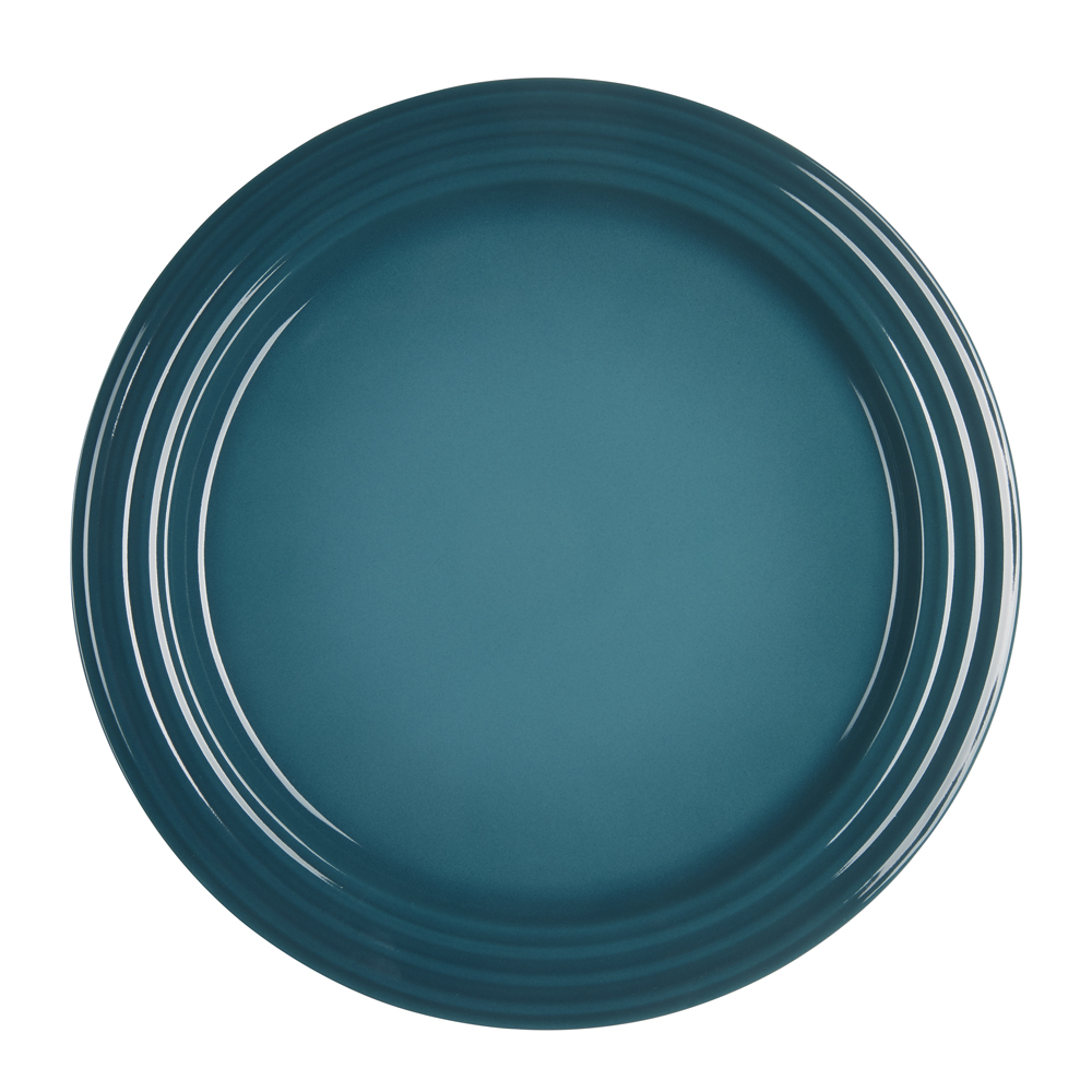 Le Creuset – Signature Tallrik flat Stengods 22 cm Deep Teal