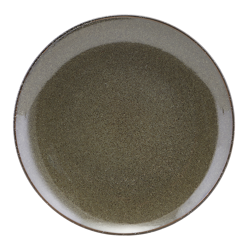 Lake Tallrik flat 22 cm Grön