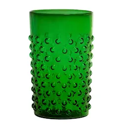 Klimchi Hobnail glass 20 cl dark green