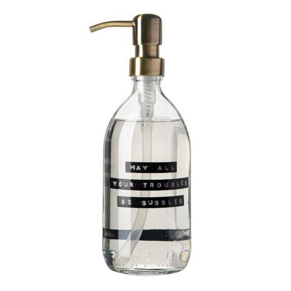 Wellmark - Håndsåpe m/pumpe 0,5L klar/messing