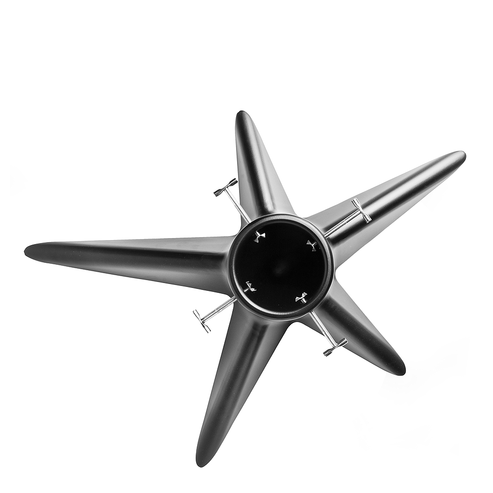 Root Julgransfot 65x53 cm Svart blank