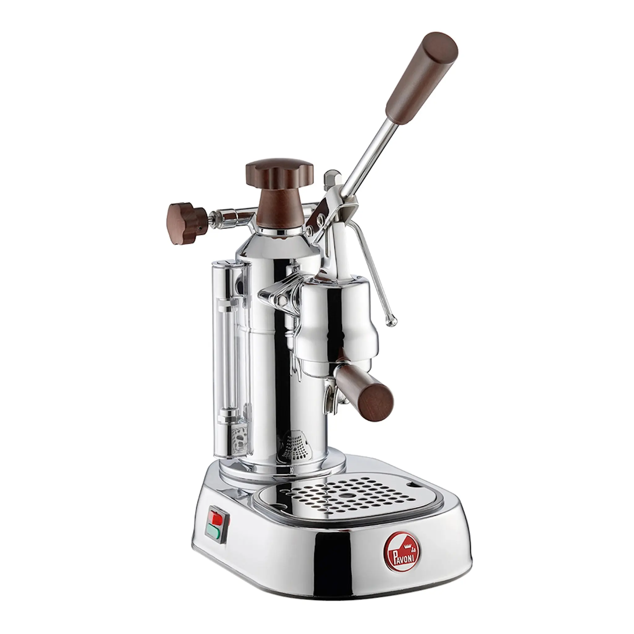 La Pavoni Europiccola Manuell kaffemaskin med hävarm Mässing/Brun