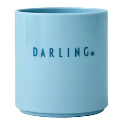 Design Letters Mini Favourite Muki 17,5 cl Darling Vaaleansininen