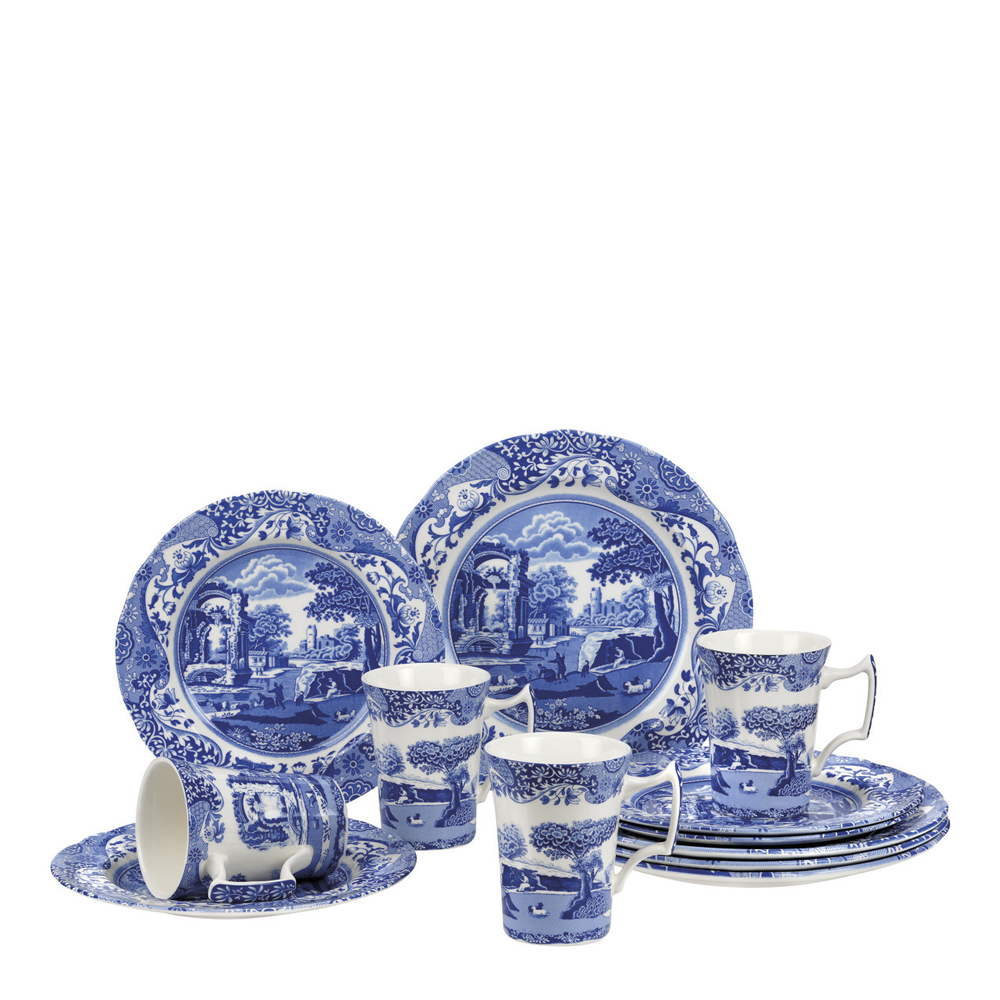 Spode Blue Italian Aloituspakkaus 12 kpl