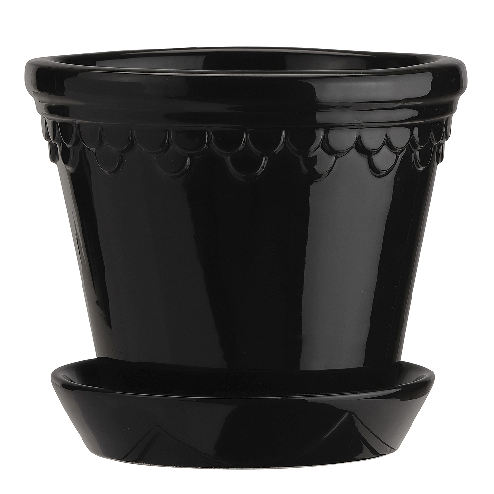 Köpenhavner Kruka/fat 14 cm Svart