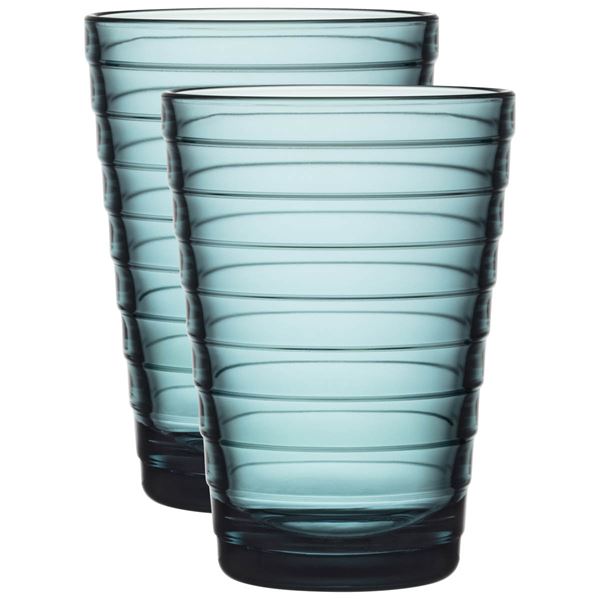 Iittala - Aino Aalto glass 33 cl 2p sjøblå