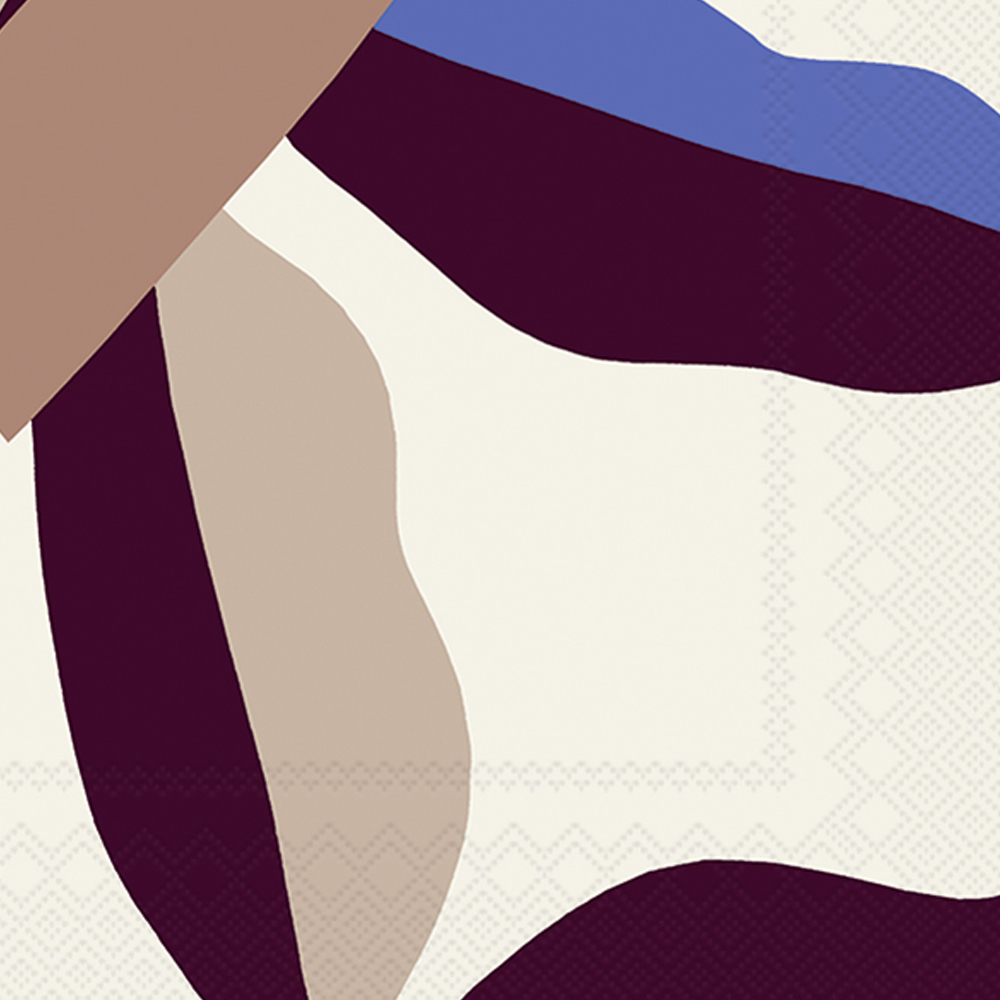 Marimekko – Servett Berry 33×33 cm Creme