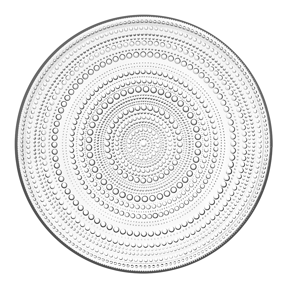 Iittala - Kastehelmi Tallrik flat 31,5 cm Klar