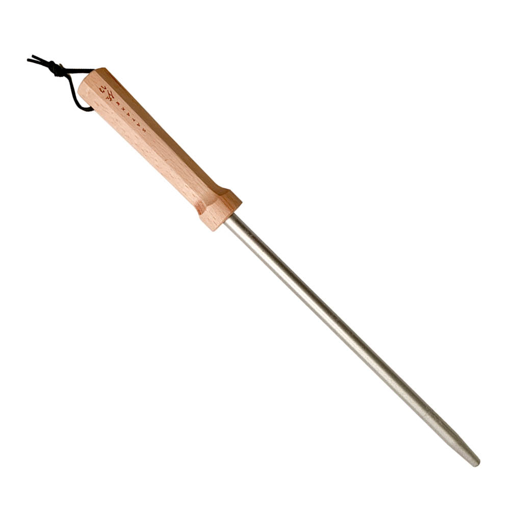 Satake - Diamantbryne m/trehåndtak 23 cm