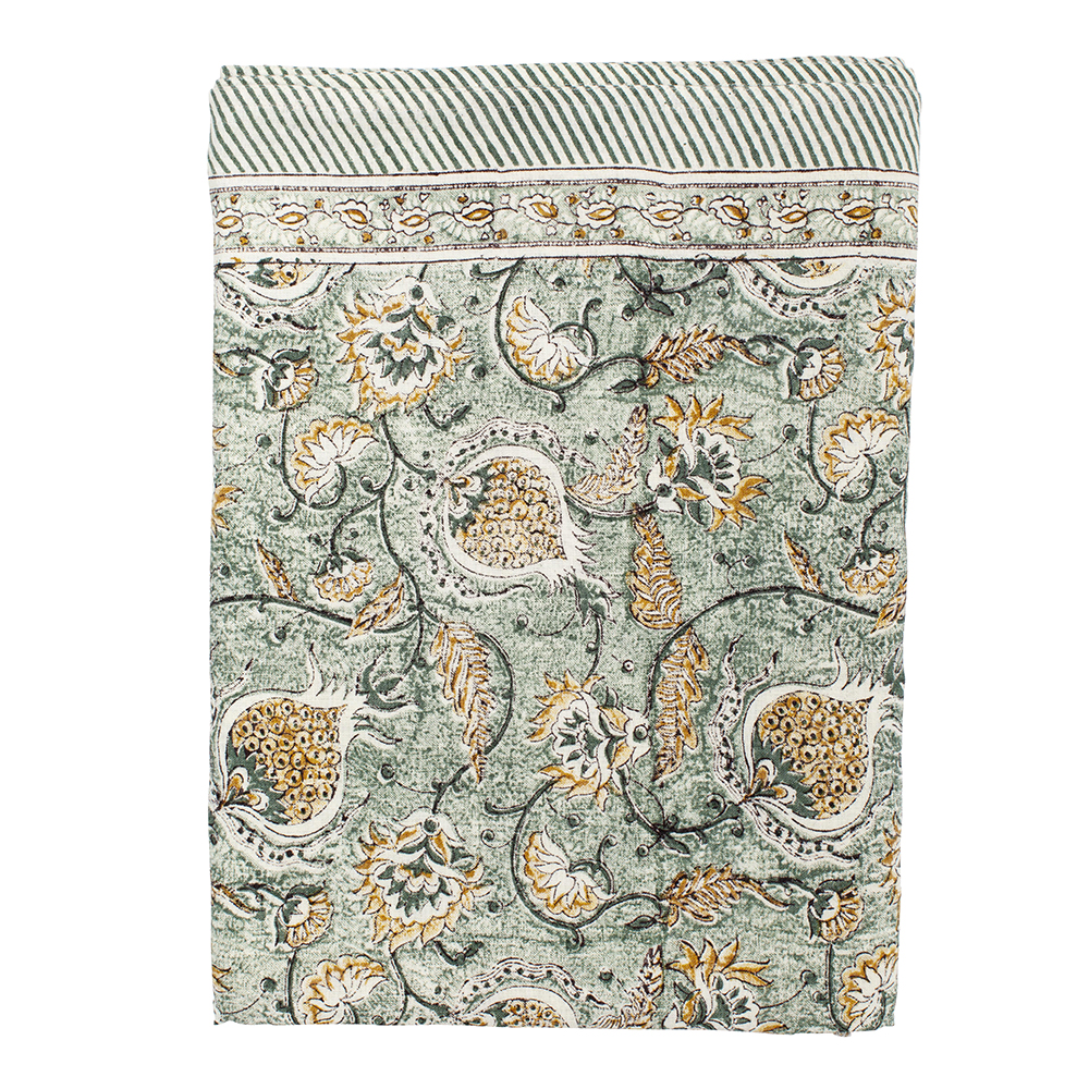 Chamois - Pomegranate Bordsduk Lin 170x270 cm Seafoam