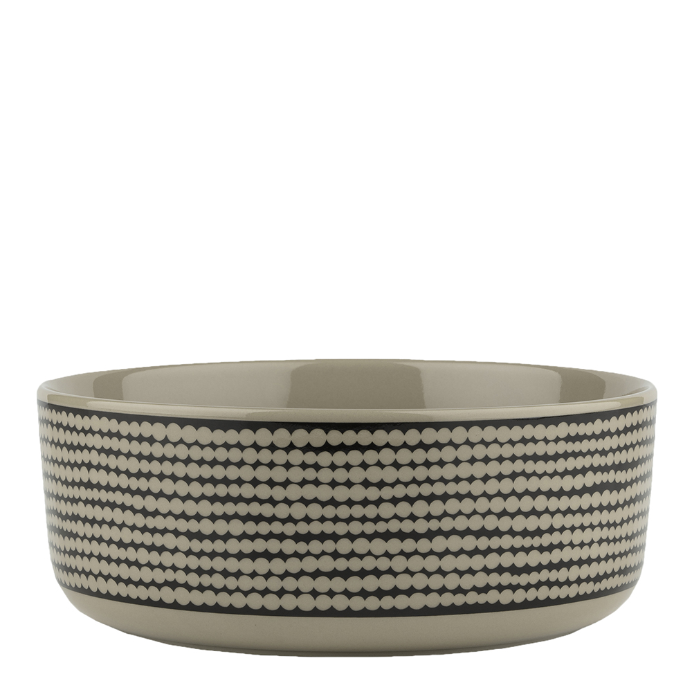 Marimekko - Oiva / Siirtolapuutarha Kulho 1,5 L Beige/Musta