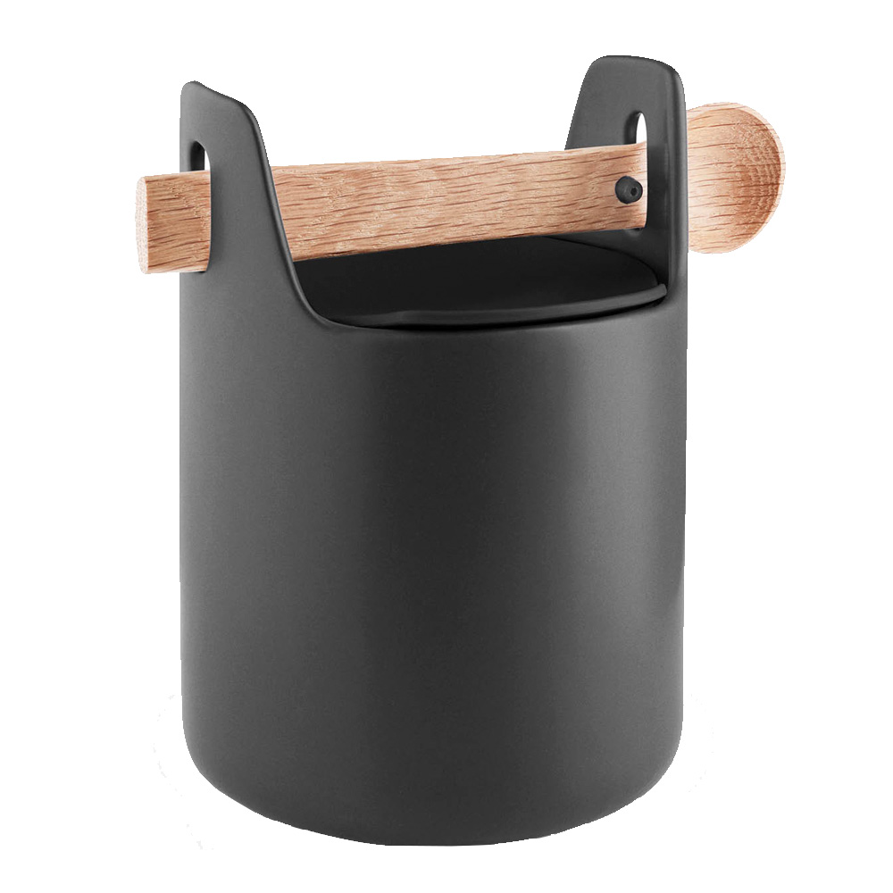 Eva Solo - Toolbox oppbevaringskrukke m/skje H15 cm svart