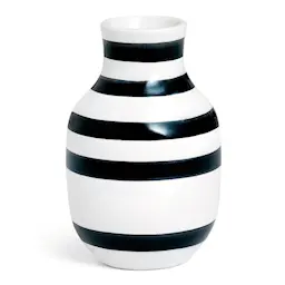 Kähler Design Omaggio Vase 12,5 cm Svart 